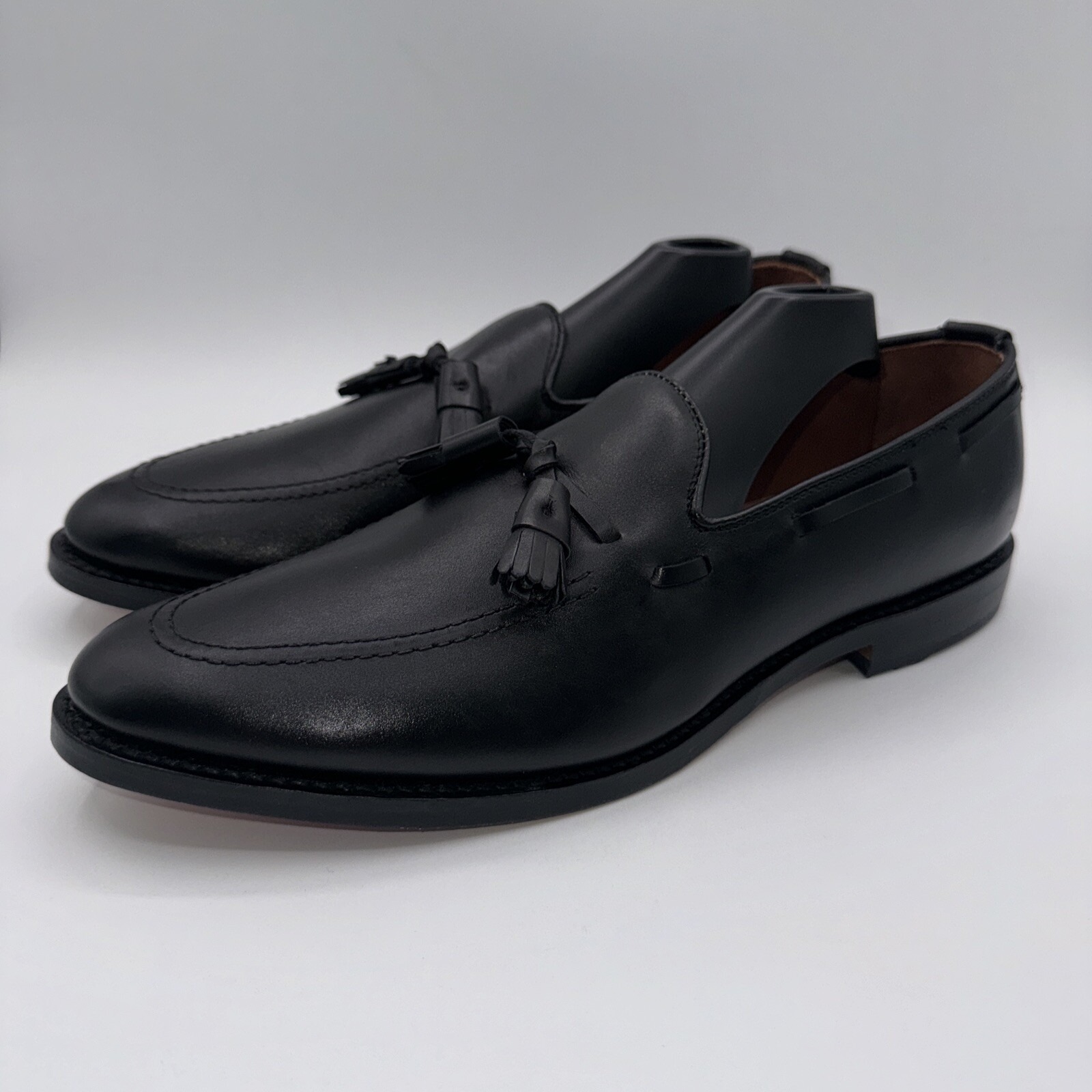 Allen Edmonds Grayson Tassel Loafers Men's Size 10 B Black Leather